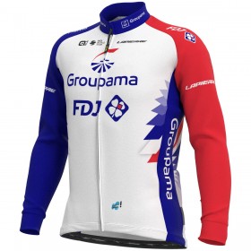 Wielershirt 2021 Groupama–FDJ N001 Lange Mouw